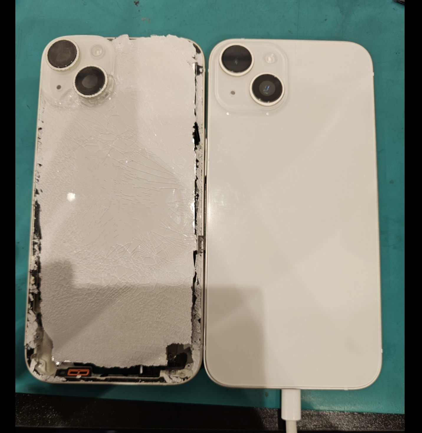 iPhone14 バックパネル修理 【スマホ修理工房　上野店】